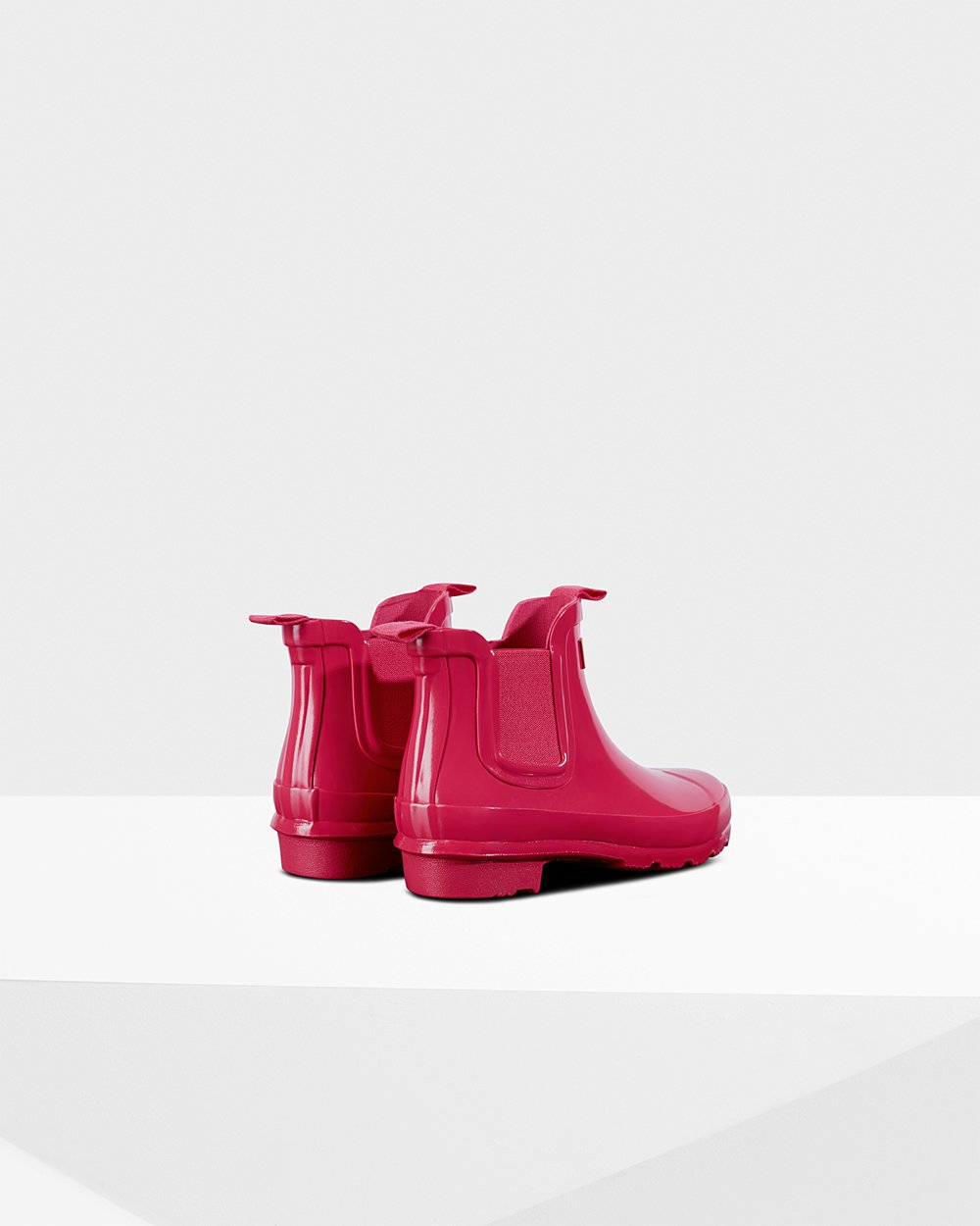 Botas Chelsea Hunter Niños Rosas Original Big Gloss 987512-SFQ
